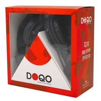 אוזניות קשת עם מיקרופון DOQO Q20 - (צבע: שחור, לבן, כחול, ורוד)