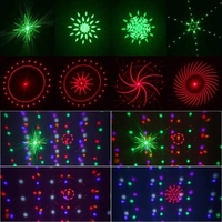 פנס אפקט Shadow Party 4 פנס מרשים הכולל לייזר + LED + פלאש + גובו + דרבי