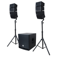 מערכת ליין ארי Polman A1523AD 2100W  מערכת הגברה Line Arry לאירועים עד 150 איש