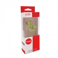 אוזניות DOQO Q-100 (צבע: שחור, לבן, ירוק)