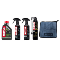 ערכת טיפול וטיפוח לקטנוע מבית MOTUL