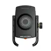 מנשא טלפון M9 טעינה אלחוטית וUSB כולל בולם זעזועים מבית MACHINA