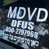 מדבקות לרכב בעיצוב אישי - חלון אחורי