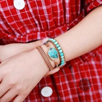 Vintage Weaving High End Leather Wrap Bracelets