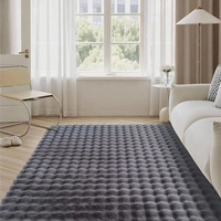 שטיח פרווה לסלון בועות 290*200