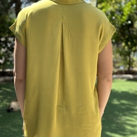 חולצת אלין ירוק תפוח
