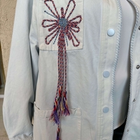 ג׳קט ג׳ינס פרח