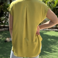 חולצת אלין ירוק תפוח