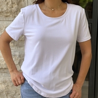 חולצת בייסיק אורן לבן