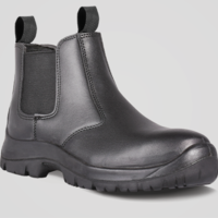 TITAN CHELSEA BLACK NST | עור חלק ללא כיפת מגן
