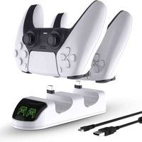 מטען זוגי לשלטי סוני 5 PS5 DOBE Charging dock
