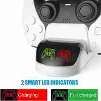 מטען זוגי לשלטי סוני 5 PS5 DOBE Charging dock