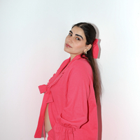 LUNNA Linen Blouse Fuchsia