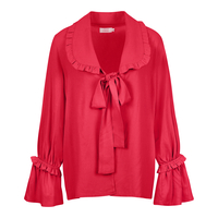 LUNNA Linen Blouse Fuchsia