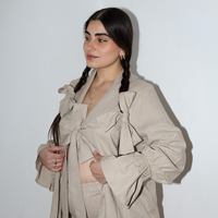LUNNA Linen Blouse sand