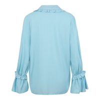 LUNNA Linen Blouse Baby blue