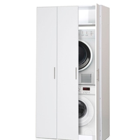 ארון שירות 3 דלתות למכונת כביסה ולמייבש דגם אופיר 413 מבית יראון YIRON - תוצרת ישראל