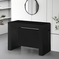 קונסולה נפתחת לפינת אוכל 3 מטר דגם הרמס Hermes שחור | מבית WOODY