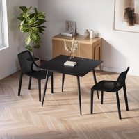 פינת אוכל משיש אמיתי כולל זוג כסאות דגם הוואי