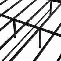 מיטה וחצי ממתכת למזרן 120×190 דגם נויה שחור