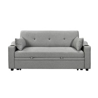 ספה דו-מושבית נפתחת למיטה זוגית דגם פצ’רטי PACERTI אפור