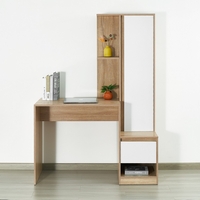 עמדת עבודה כוללת שולחן ארון מדפים ושידת אחסון דגם בולצאנו BOLZEN