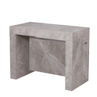 קונסולה נפתחת לפינת אוכל 3 מטר דגם הרמס Hermes אפור שיש | מבית WOODY