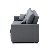 ספה דו מושבית נפתחת למיטה זוגית דגם אריטה ARITA אפור