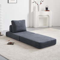 כורסא נפתחת למיטת יחיד דגם אתנה ATENA אפור כהה