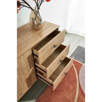 קומודה אחסון ברוחב 160 עם דלתות ומגירות דגם טורן TORREN