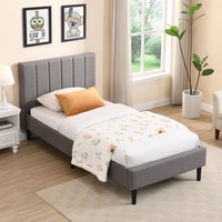 מיטה רוחב וחצי מרופדת 120*190 דגם מרטה MARTA אפור