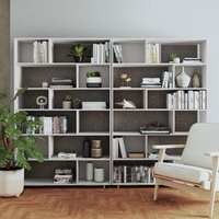 כוורת כוננית מדפים רוחב 120 דגם לופט LOFT XL לבן