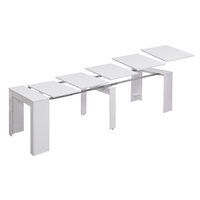 קונסולה נפתחת לפינת אוכל 3 מטר דגם זאוס Zeus לבן | מבית WOODY