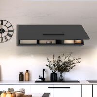 ארונית קלאפה 95/30 לתלייה לאורך או לרוחב דגם רונית RONIT אפור פחם