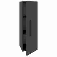 ארונית קלאפה 95/30 לתלייה לאורך או לרוחב דגם רונית RONIT אפור פחם