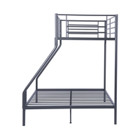 מיטת קומותיים זוגית ממתכת דגם הלסטון HALSTON