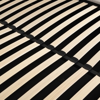 מיטה זוגית מעוצבת בריפוד בד רחיץ עם ארגז מצעים 200×160 דגם סרה SERRA אפור