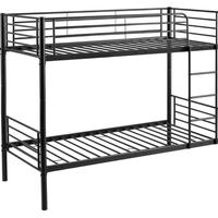 מיטת קומותיים ממתכת דגם דואט Duet שחור