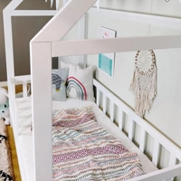 מיטת ילדים בצורת בית כוללת מזרנים מעקה בטיחות ומיטת חבר דגם טדי TEDDY