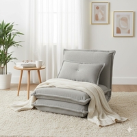 כורסא נפתחת למיטת יחיד דגם לוטוס LOTOS חום בהיר (בז')