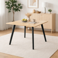 שולחן אוכל מרובע 80×80 דגם יונתן אלון