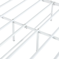 מיטה וחצי ממתכת למזרן 120×190 דגם נויה לבן