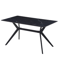 פינת אוכל שולחן קרמיקה 140 ס”מ ו4 כסאות דגם קאנטונה CANTONA כסא אפור