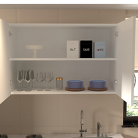 ארון שירות עליון למטבח ברוחב 1 מטר דגם סיני