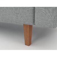 ספה תלת מושבית מעוצבת דגם לרה LARA אפור בהיר