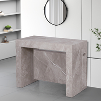 קונסולה נפתחת לפינת אוכל 3 מטר דגם הרמס Hermes אפור שיש | מבית WOODY