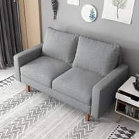 ספה דו-מושבית מעוצבת דגם לרה LARA אפור בהיר