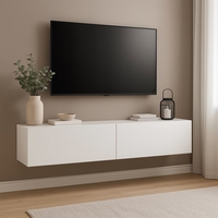 מזנון צף תלוי ברוחב 135 דגם עמית AMIT לבן