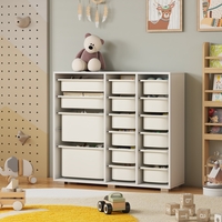 שידת איחסון מכלים רחבה בגוון לבן דגם דול DOOL