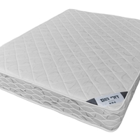 מיטה זוגית כולל מגירה וכולל מזרן קפיצים וזוג כריות מבד איכותי רחיץ דוחה כתמים דגם הלן